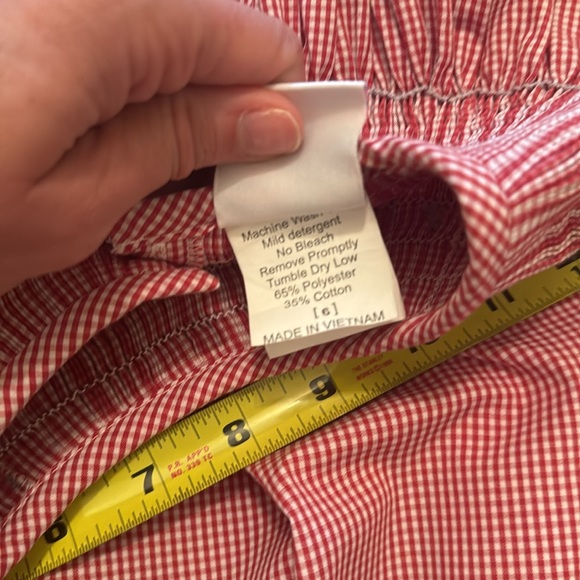 NWOT Stitchy Fish Elephant Smocked Dress, Red Mini Gingham - 6 - Picture 7 of 8